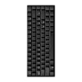 Miniatyrbillede 2 af 8: Mekanisk tastatur 82 tast RGB 3 forbindelsestilstande Sort ergonomisk layout Computer tastatur til kontor 5V DC Brun switch