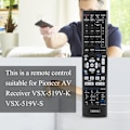 Miniatyrbilde 4 av 8: Forsterker Fjernkontroll Smart fjernkontroll for Pioneer AV-mottaker VSX-519V-K
