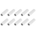 Miniatyrbillede 2 af 8: 10 stk runde afstandsholdere i aluminiumlegering, gevindløse afstandsholdere, 6 mm udvendig diameter, 22 mm lange