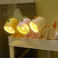 Miniatyrbillede 2 af 5: LED Natlampe Mini Tegneserie Sød Kæledyrslys Hund Hjort Dinosaur Bærbar Foldbar T ZD.16 Rød 02