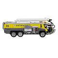 Miniatyrbilde 4 av 5: 1:32 Flyplass Brannbil Motor Bilmodell Leke med Lyd og Lys, Gul