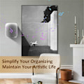 Miniatyrbild 2 av 5: Väggfäste Repfritt Fäste för Smart Högtalare HomePod 2 A Silver