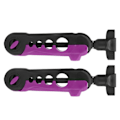 Miniatyrbild 7 av 8: 2PCS Mini Line Spooler Bärbar Justerbar Fiske Line Spooler Fiske Line Winder Maskin Mini Bobbin Reel Tillbehör Svart Lila