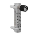 Miniatyrbillede 1 af 8: Paneltype Flowmåler 0-10LPM Akryl Gas Flowmåler Tester til måling af kontrol