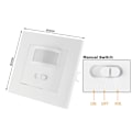 Miniatyrbillede 2 af 4: Bevægelsessensor vægkontakt til LED- og halogenlamper