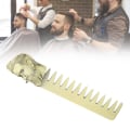 Miniatyrbild 6 av 8: Styling Skäggkam Bred tand Zinklegering Frisörsalong Frisörkam för män