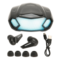 Miniatyrbild 1 av 8: Trådlösa hörlurar 35ms Ultra Low Latency Inbyggd mikrofon Dual Modes Bluetooth 5.2 Gaming Hörlurar med case