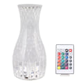 Miniatyrbillede 4 af 8: Krystal Diamantlampe Kronblad Rose Lys og Skygge Diamant Touch Lamper RGB16 Farve Til Soveværelse Stue