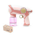 Miniatyrbillede 5 af 5: Røg Boblemaskine Bobleblæser Sund Røg Boble Legetøj Til Børn Zekai Pink Boblemaskine