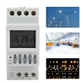 Miniatyrbillede 5 af 8: TM623 Timer Switch Latitude Automatisk Justering Smart Switch Timer 8 On 8 Off AC220V