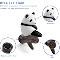 Pikkukuva 3 / 5: Koristeelliset jääkaappimagneetit, 5 kpl Panda-jääkaappimagneetti, Lasten eläin-jääkaappimagneetti, Pudotuksenkestävä, Pehmeä magneetti, Sopii jääkaappeihin, M
