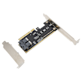 Miniatyrbillede 5 af 8: PCIE X8 til U.2 Adapter-kort Dual Port SFF 8643 Mini SAS HD 36Pin PCIE Adapter-kort til konventionel stationær computer