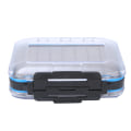 Miniatyrbilde 3 av 8: ABS Vanntett Dual Layer Fluefiske Box Fluer Case Lure Simulering Fish Agn Oppbevaring