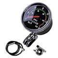 Miniatyrbillede 1 af 4: Cykel Speedometer Analog Odometer Universal Cykelcomputer Mekanisk Cykling Rund Måler Ure Stopur Rideudstyr