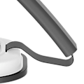 Miniatyrbillede 7 af 8: Sit Ups Assistent Enhed Multifunktionel Sit Up Udstyr Bar til Indendørs Hjem Fitness Udstyr Sort Hvid