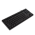 Miniatyrbillede 3 af 8: Gaming Keyboard USB Rundt 87 taster Farverigt Baggrundsbelyst Ergonomisk Mekanisk Touch Wired Keyboard til Desktop Laptop PC Sort