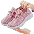 Miniatyrbilde 2 av 8: Kvinners Gåsko Lettvekt Casual Løpesko Lav Topp Pustende Overdel Anti Skli Sport Sneakers Vår Høst Stil Rosa Størrelse 37