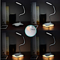 Miniatyrbild 6 av 6: LED-skrivbordslampa 3 nivåer justerbar ljusstyrka dimbar touch-sänglampa för sovrum