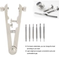 Miniatyrbilde 8 av 8: V-formet urreim Strap Link Pin Spring Bar Remover Plier Klokke Reparasjonsverktøy