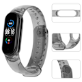 Miniatyrbilde 8 av 8: 6-pakning med utskiftbare armbånd kompatible med Xiaomi Band 7, fargeskiftende myke TPU-armbånd, justerbar håndleddsstropp for kvinner og menn