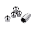 Pikkukuva 3 / 5: Turvaa autosi 05.205.03 Varkaudenesto tyypin C pyöränlukko, 4 kpl set 1 adapterilla, turva vanteille ja pyörille