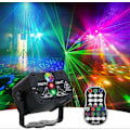 Miniatyrbild 1 av 4: Discolampa, röstaktiverad DJ-fest Stroboskoplampa Sceneffekt, perfekt för hemmafester, födelsedagar, bröllop, inomhusprojektor