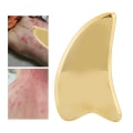 Miniatyrbilde 5 av 8: Messing Fascia Acupoint Massasje Gua Sha Tool Muskelsmertelindring Skrapebrettmassasjeapparat