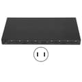 4K 1 ind 8 ud HD Multimedia Interface Splitter 8-vejs HD Multimedia Interface Distributør 100‑240V US Stik