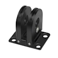 Miniatyrbillede 3 af 5: Metal Finger Tripod Mount Adapter Dobbelt Port 1/4 Gevindhul Base