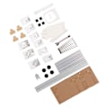 Miniatyrbillede 5 af 8: ATX Computer Open Case Bracket God varmeafledningsstøtte 4 PCI Slot Farvet aluminiumslegering DIY Bare ramme til hjemmet Sølv