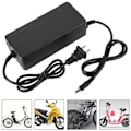 Miniatyrbillede 2 af 8: CN-stik 100V-240V lithiumbatterioplader DC-hoved til elcykelcykel (48V/2A)