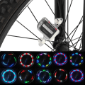 Miniatyrbilde 6 av 8: 14 LED 30 mønstre sykkel eike lys manuell bryter sykkel sykling tilbehør