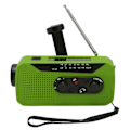 Miniatyrbild 8 av 8: Handvev Radio AM/FM/SOS Full Band USB Uppladdningsbar utomhus LED Solar Powered Emergency Radio Ficklampa