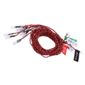 Miniatyrbillede 2 af 8: 8 LED-belysningssystemkit Simulering Blinkende lys til RC-fly Helikopter
