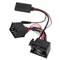 Miniatyrbilde 5 av 8: Trådløs lyd AUX-kabelkontakt Bluetooth 5.0 med mikrofon erstatning for E46 320i 320ci 2002‑2006