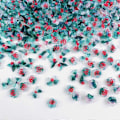 Miniatyrbillede 5 af 5: 50 stk. 3D Flatback Negle Charms Lysende Neglekunst Dekorationer med Blomster, Hjerter, Kaniner, Sommerfugle, DIY Akryl Negle Dekorationer5