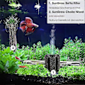 Miniatyrbilde 3 av 3: 2 stk. Svampfilter Akvarium Luftfilter Bio Svamp Betta Reke XY-2835