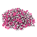 Miniatyrbilde 6 av 8: 500 stk trykknapper i jernmateriale, flate, glatte, lyse overflater, lette, fargerike syknapper YK4/5C28 (rosa rød)
