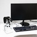 Miniatyrbild 5 av 5: Genomskinligt Akryl Spelkontrollställ, Dubbellagers Spelkontrollställ, Universellt Dubbelt Gamepad Kontrollställ Tillbehör