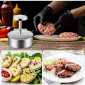 Miniatyrbilde 5 av 5: Burgerpresse, 304 rustfritt stål, justerbar, non-stick