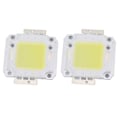 Miniatyrbillede 1 af 8: 2 stk. 100W COB LED-lyschip 9600LM 6000K LED-lyschip-perler til LED-støbepære 32-36V