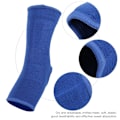 Miniatyrbillede 7 af 8: 1 par sport ankelbeskytter beskyttelsesudstyr til Sanda Muay Thai boksning karate Taekwondoblue M