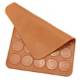 Miniatyrbillede 8 af 8: 1 stk 30 huller rund form macarons måtte silikone macaron ark pad kage bageværktøj