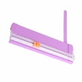 Miniatyrbilde 5 av 8: Papirkutter Liten Minifolding Klarskala Grader Gratis karbonstålskjæring Scrapbook Papir Trimmer Lilla