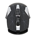 Miniatyrbilde 3 av 8: Trådløs mus 2.4G trådløs ergonomisk design 3 DPI sklisikker rulle USB oppladbar spillmus for PC bærbar datamaskin svart