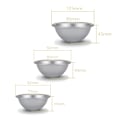 Miniatyrbillede 3 af 8: 8 cm halvkugle kageform aluminium halvkugle kageform Bikini kage dessert budding bageform