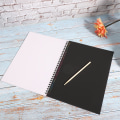 Miniatyrbild 6 av 8: 3st Scratch Paper Note Multicolor Rainbow Art Paper Card Barn Studenter Ritböcker