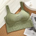 Pikkukuva 2 / 5: Ribbed Saumaton Irrotettava Cup Sports Bra Set