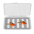 Miniatyrbillede 6 af 8: Vandtæt gennemsigtig Flue Lure Box Opbevaringskasse Container Organizer Fisketilbehør