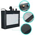 Miniatyrbillede 4 af 5: 180 Leds Strobe Flash Lys Bærbar 35W Rgb Fjernbetjening Lydstyring Strobe Hastighed Justerbar kompatibel Stage-B8